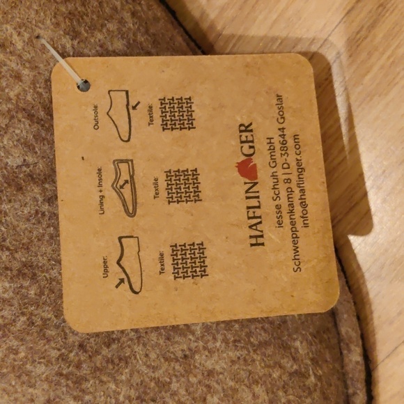 NEW Haflinger wool felt slippers with arch support Flair soft turf 39 beige - Picture 10 of 14